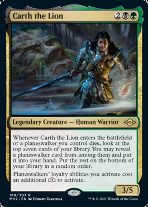 Carth the Lion (Modern Horizons 2) Near Mint - Nick Nack's Full Frontal Attack