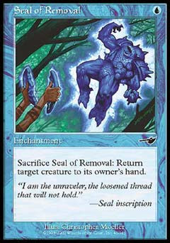 Seal of Removal (Nemesis) Light Play Foil