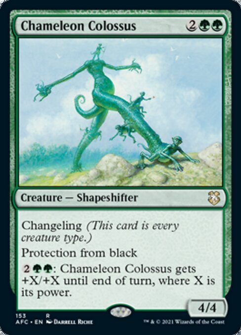 Chameleon Colossus (Commander 2021 Forgotten Realms) Near Mint - Nick Nack's Full Frontal Attack