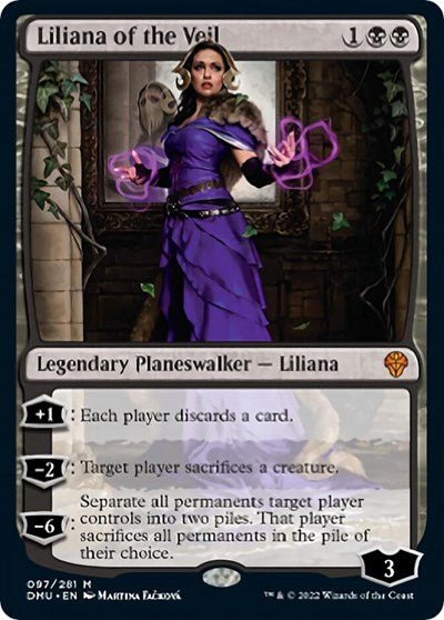 Liliana of the Veil (Dominaria United) Near Mint - Nick Nack's Full Frontal Attack