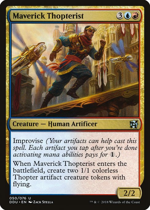 Maverick Thopterist (Duel Decks: Elves vs Inventors) Near Mint - Nick Nack's Full Frontal Attack