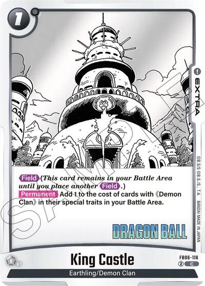 King Castle (Manga Booster 02) Near Mint Holofoil - Nick Nack's Full Frontal Attack