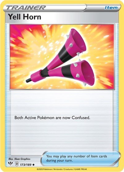 Yell Horn (SWSH03: Darkness Ablaze) Near Mint - Nick Nack's Full Frontal Attack