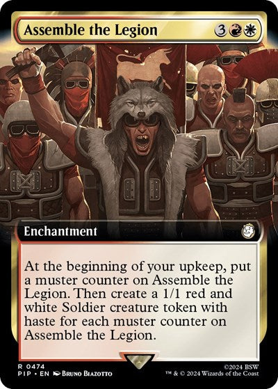 Assemble the Legion (Extended Art) (Universes Beyond: Fallout) Near Mint