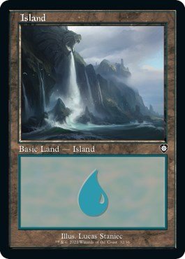 Island (32) (Commander: The Brothers' War) Near Mint - Nick Nack's Full Frontal Attack