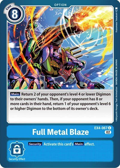 Full Metal Blaze (Alternative Being Booster) Near Mint - Nick Nack's Full Frontal Attack