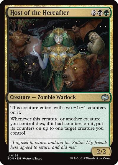 Host of the Hereafter (Tarkir: Dragonstorm) Near Mint - Nick Nack's Full Frontal Attack