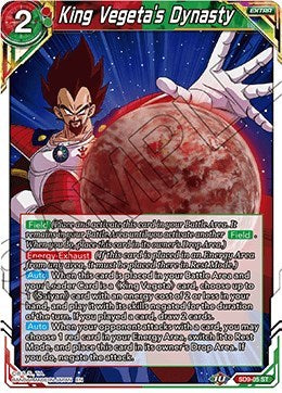 King Vegeta's Dynasty (Assault of the Saiyans) Near Mint Foil