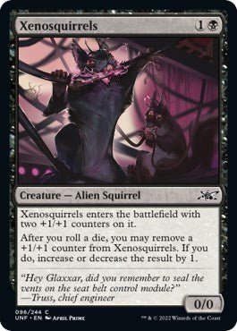 Xenosquirrels (Unfinity) Near Mint - Nick Nack's Full Frontal Attack