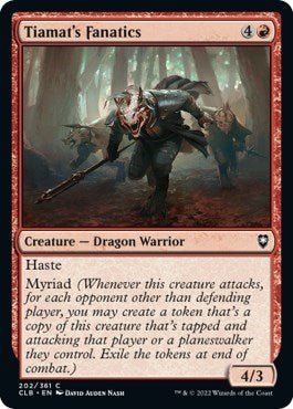 Tiamat's Fanatics (Commander Legends: Battle for Baldur's Gate) Near Mint - Nick Nack's Full Frontal Attack