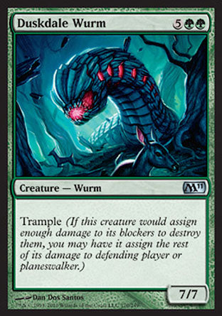 Duskdale Wurm (Magic 2011 Core Set) Near Mint - Nick Nack's Full Frontal Attack