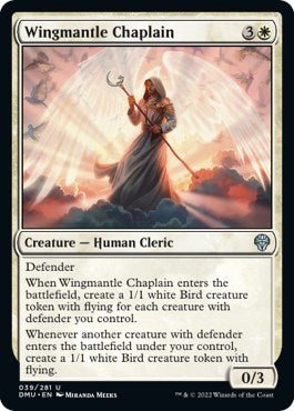 Wingmantle Chaplain (Dominaria United) Near Mint - Nick Nack's Full Frontal Attack