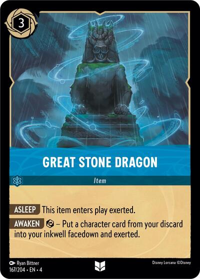 Great Stone Dragon (Ursula's Return) Near Mint - Nick Nack's Full Frontal Attack