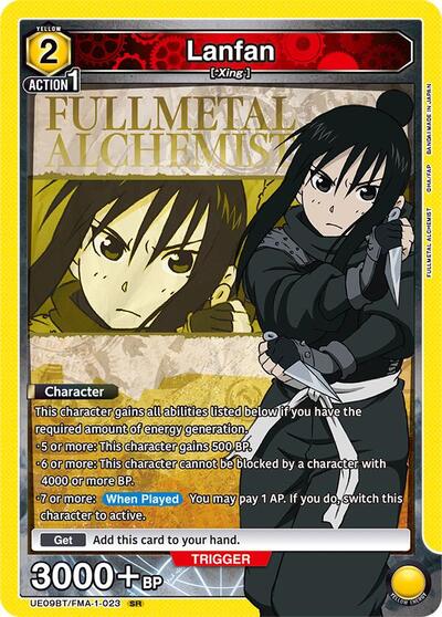 Lanfan (023) (UE09BT: FULLMETAL ALCHEMIST) Near Mint Foil - Nick Nack's Full Frontal Attack
