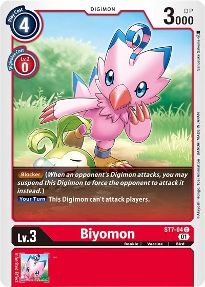 Biyomon (Starter Deck 07: Gallantmon) Near Mint - Nick Nack's Full Frontal Attack
