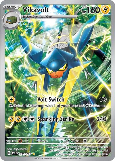 Vikavolt - 230 (ME: Ascended Heroes) Near Mint Holofoil
