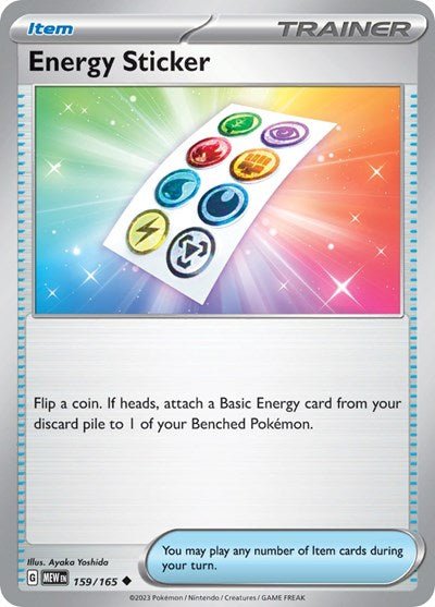 Energy Sticker (Scarlet and Violet: 151) Near Mint Reverse Holofoil - Nick Nack's Full Frontal Attack