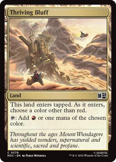 Thriving Bluff (Commander: Marvel Super Heroes) Near Mint