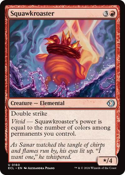Squawkroaster (Lorwyn Eclipsed) Near Mint - Nick Nack's Full Frontal Attack