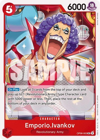 Emporio.Ivankov (Wings of the Captain) Near Mint - Nick Nack's Full Frontal Attack