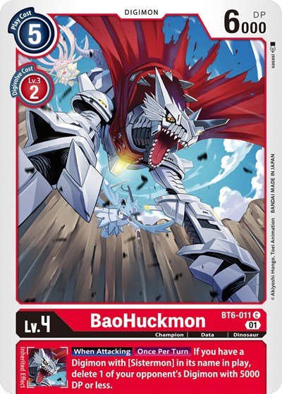 BaoHuckmon (Double Diamond) Near Mint - Nick Nack's Full Frontal Attack