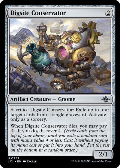 Digsite Conservator (The Lost Caverns of Ixalan) Near Mint - Nick Nack's Full Frontal Attack