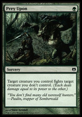 Prey Upon (Duel Decks: Heroes vs Monsters) Near Mint - Nick Nack's Full Frontal Attack