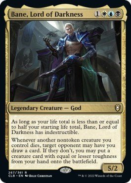Bane, Lord of Darkness (Commander Legends: Battle for Baldur's Gate) Near Mint - Nick Nack's Full Frontal Attack