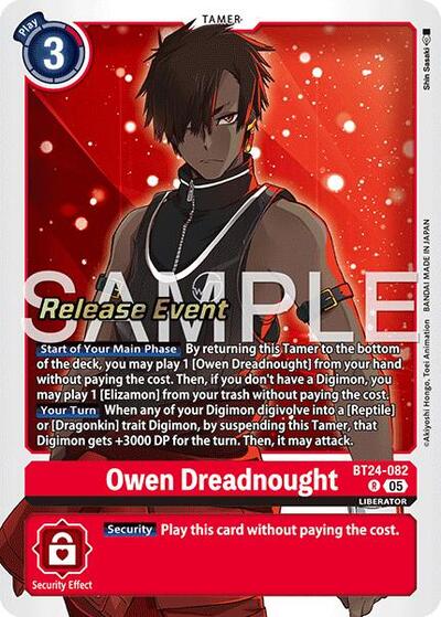 Owen Dreadnought (Time Stranger Release Events Cards) Near Mint