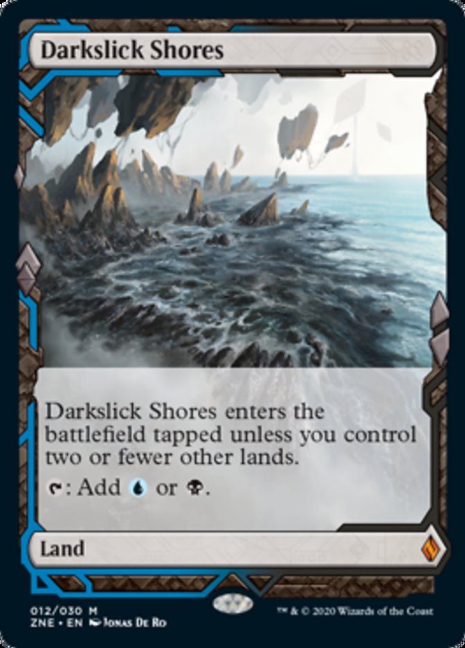 Darkslick Shores (Zendikar Rising Expeditions) Near Mint - Nick Nack's Full Frontal Attack