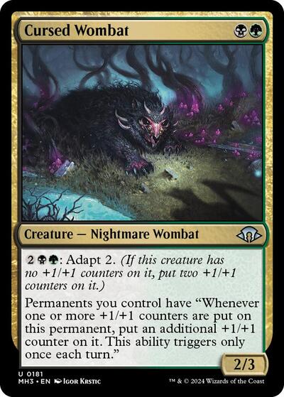 Cyclops Wombat (Modern Horizons 3) Near Mint - Nick Nack's Full Frontal Attack