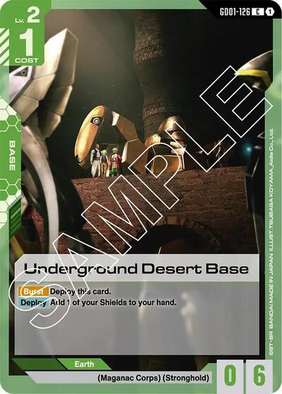 Underground Desert Base (Newtype Rising) Near Mint - Nick Nack's Full Frontal Attack