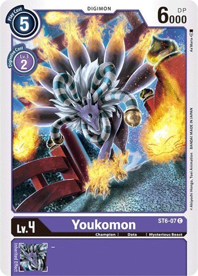 Youkomon (Starter Deck 06: Venomous Violet) Near Mint - Nick Nack's Full Frontal Attack
