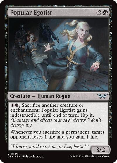 Popular Egotist (Duskmourn: House of Horror) Near Mint - Nick Nack's Full Frontal Attack