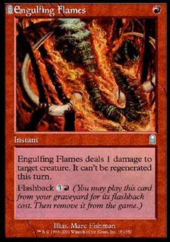 Engulfing Flames (Odyssey) Near Mint - Nick Nack's Full Frontal Attack