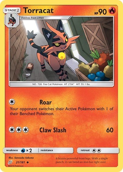 Torracat (SM - Team Up) Near Mint - Nick Nack's Full Frontal Attack