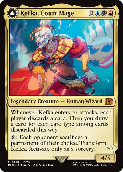 Kefka, Court Mage (Universes Beyond: FINAL FANTASY) Near Mint Foil Japanese