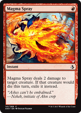Magma Spray (Amonkhet) Near Mint - Nick Nack's Full Frontal Attack