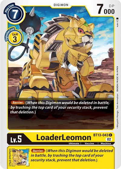 LoaderLeomon (Versus Royal Knights) Near Mint