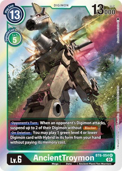 AncientTroymon (Double Diamond) Near Mint Foil - Nick Nack's Full Frontal Attack