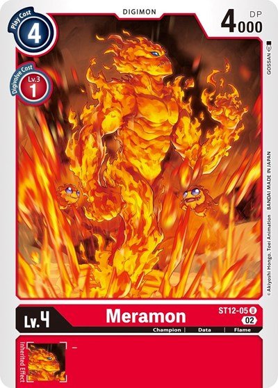 Meramon (Starter Deck 12: Jesmon) Near Mint - Nick Nack's Full Frontal Attack