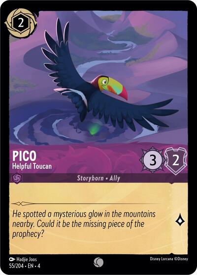 Pico - Helpful Toucan (Ursula's Return) Near Mint - Nick Nack's Full Frontal Attack