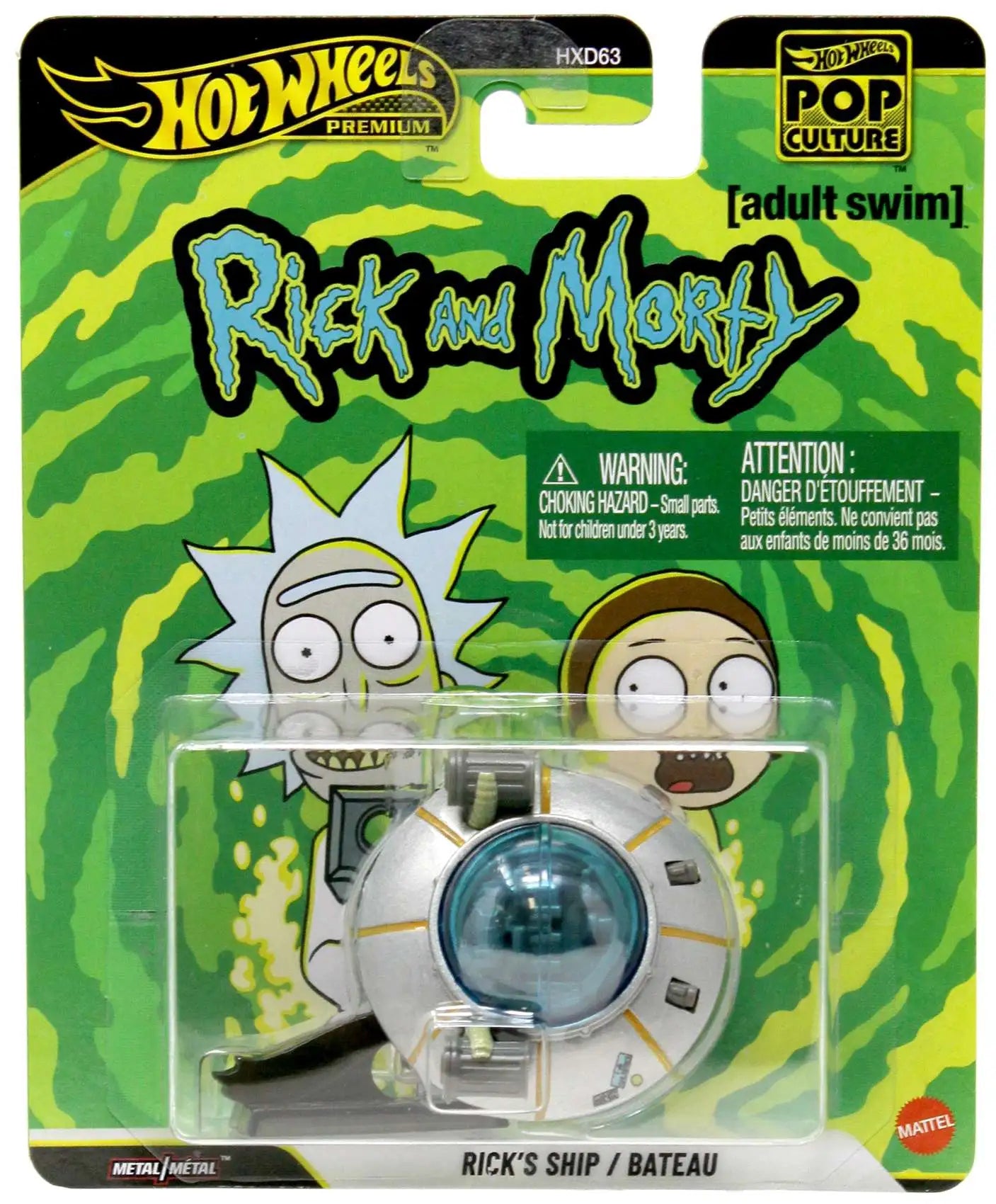 Hot Wheels Pop Culture - Rick's Ship (Rick & Morty) - Nick Nack's Full Frontal Attack