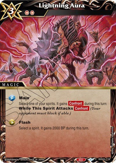 Lightning Aura (False Gods) Near Mint - Nick Nack's Full Frontal Attack