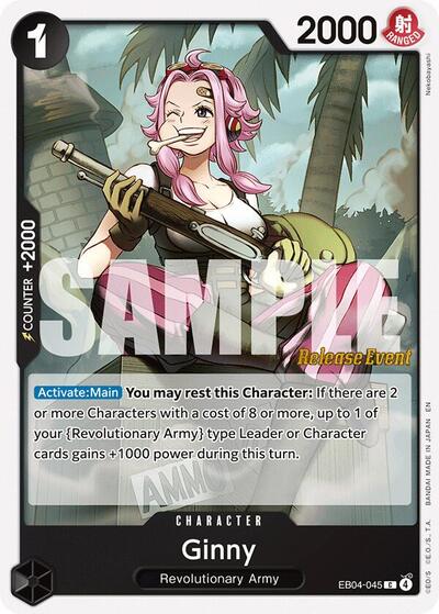 Ginny (Adventure on Kami's Island Release Event Cards) Near Mint - Nick Nack's Full Frontal Attack