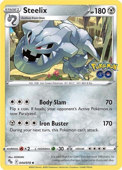 Steelix (Pokemon GO) Near Mint - Nick Nack's Full Frontal Attack
