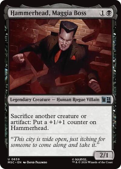 Hammerhead, Maggia Boss (Commander: Marvel Super Heroes) Near Mint