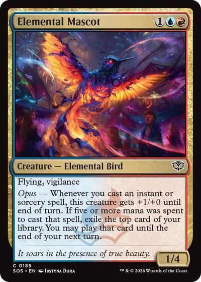Elemental Mascot (Secrets of Strixhaven) Near Mint - Nick Nack's Full Frontal Attack
