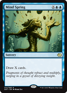 Mind Spring (Duel Decks: Merfolk vs Goblins) Near Mint - Nick Nack's Full Frontal Attack