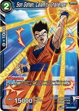 Son Gohan, Calamity Challenger (Cross Spirits) Near Mint
